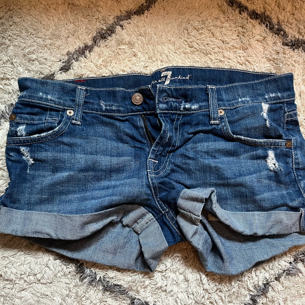 Seven brand jean shorts size 25